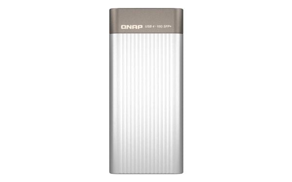 QNAP USB 4 Type-C to 1 x 10GbE SFP+Network A, Koblet med ledninger (ikke trådløs), USB Type-C, Ethernet, 10000 Mbit/s, Sølv