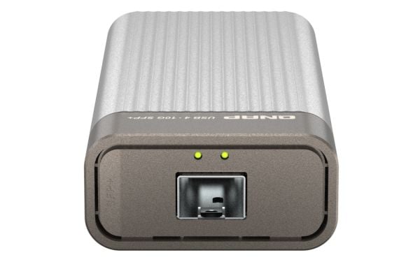 QNAP USB 4 Type-C - 1 x 10GbE SFP+Network A, langallinen, USB Type-C, Ethernet, 10000 Mbit/s, hopea