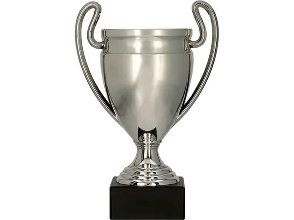 Victoria Sport pokal i plast sølv