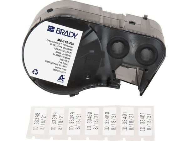 Brady BMP51/M511 FreezerBondz etikettskriveretiketter