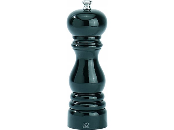 Peugeot Paris saltmølle 18 cm - svart lakkert bøketre