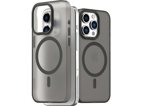 Araree Aero Frame kotelo iPhone 15 Pro Max 6.7" läpinäkyvä / kirkas musta AR20-01860D
