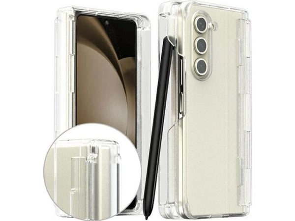 Deklas Araree etui til Nukin 360 P – Sam Z Fold5 F946 – gjennomsiktig matt/clear matt (AR20-01764C)