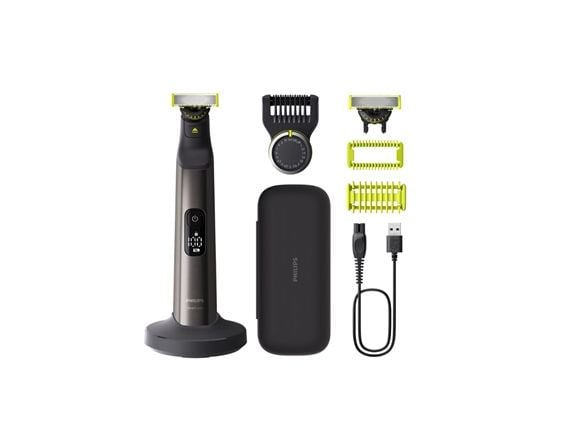 Philips OneBlade Pro 360 QP6652 Face + Body - Rakapparat - krom