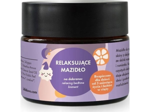 LullaLove avslappende smøremiddel for kvelden, 50 ml