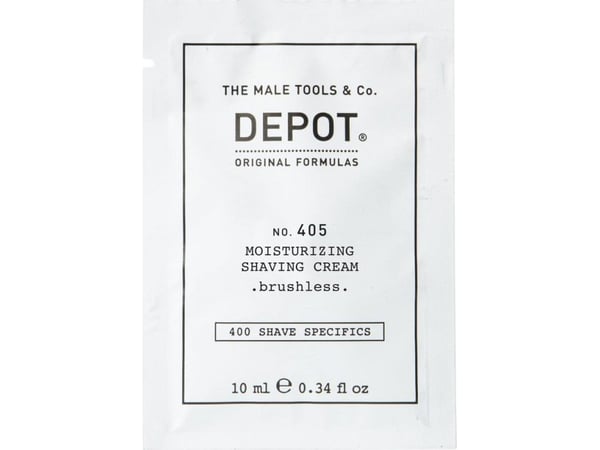 Crema pentru barbierit Depot 400 Shave Specifics No.405 Moisturizing Brushless, 10ml