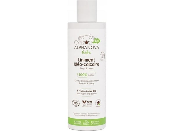 Alphanova Bebe Bio rensende emulsjon med pleiekompleks for bleieområdet 200 ml