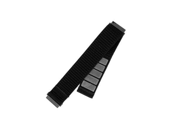 FIXED - Klokkestropp for smart armbåndsur - nylon, quick release, 22 mm - 160-210 mm - svart