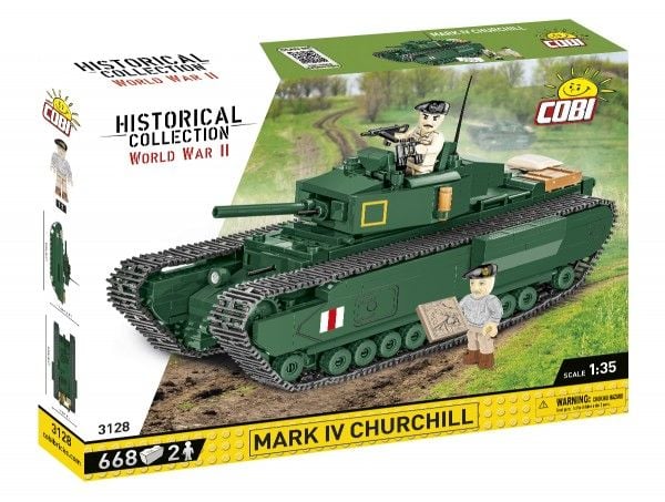 COBI Mark IV Churchill, byggesett i skala 1:35