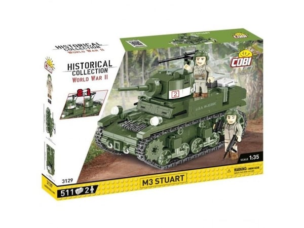 COBI M3 Stuart, byggleketøy skala 1:35