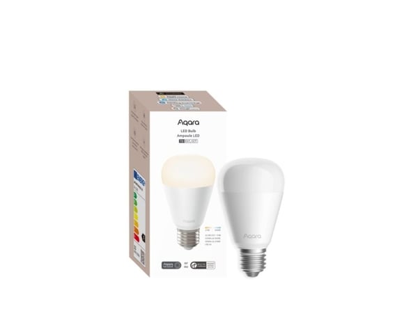 Aqara LED-lampa T2, Smart glödlampa, Bluetooth/Zigbee, Vit, E27, 2700 K, 6500 K