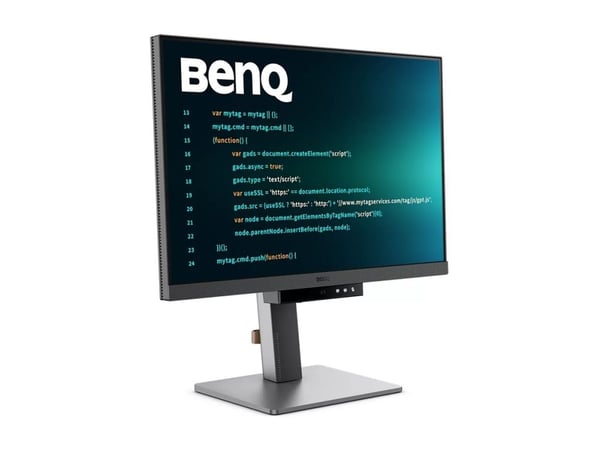 BenQ RD240Q - LED-skjerm - 24.1" - 2560 x 1600 WQXGA @ 60 Hz - IPS - 300 cd/m² - 1000:1 - HDR10 - 5 ms - HDMI, DisplayPort, USB-C - hodetelefon / h...