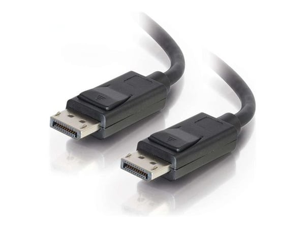 C2G 15ft Ultra High Definition DisplayPort Cable with Latches - 8K DisplayPort Cable - M/M - DisplayPort-kabel - DisplayPort (hann) til DisplayPort...