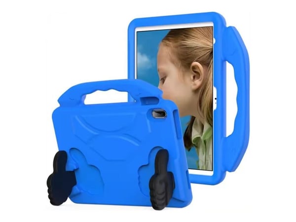 eSTUFF Handy - Baksidedeksel for nettbrett - robust - etylenvinylacetat (EVA), polykarbonat - blå - for Apple 10.9-inch iPad (10. generasjon)