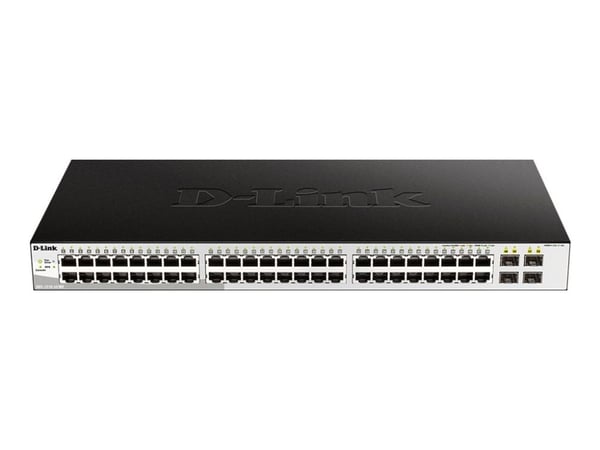 D-Link DGS 1210-52/ME - Switch - Styrt - 48 x 10/100/1000 + 4 x Gigabit SFP - rackmonterbar