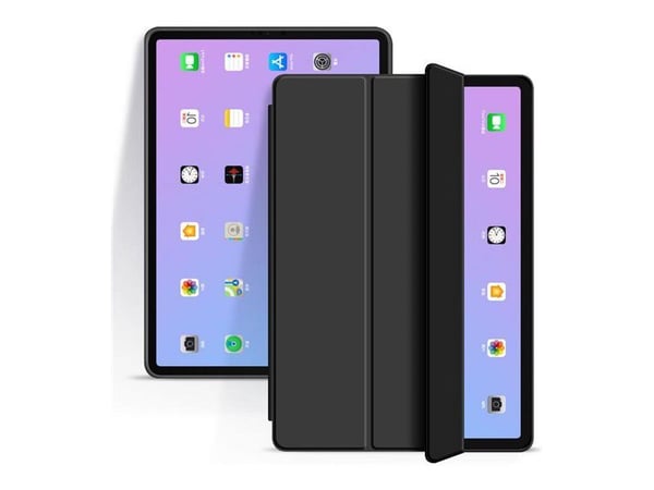 eSTUFF Denver - Vikbart fodral för surfplatta - termoplastisk polyuretan (TPU), polyuretanläder - svart - för Apple 13-inch iPad Air (M2) eSTUFF Denver - Vikbart fodral för surfplatta - termoplastisk polyuretan (TPU), polyuretanläder - svart - för Apple 13-inch iPad Air (M2)