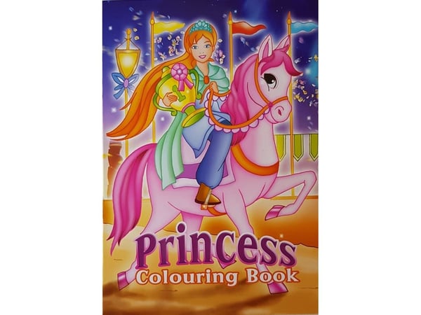 Malebok A4 Princess & Horse 16 sider