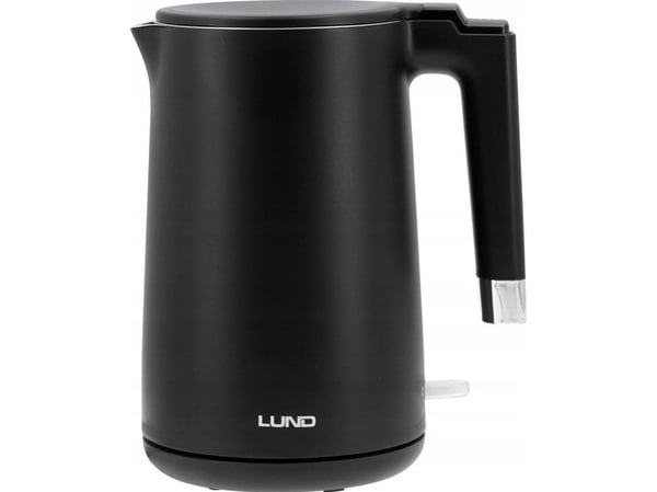 LUND el-kjele 1,5 l svart cool touch