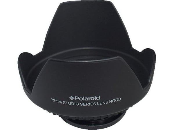 Polaroid Lens Hood Screw-On 67mm, 6,7 cm, Kronblad, Svart, 0 g