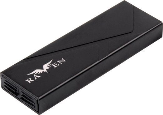 Silverstone SST-RVS03, SSD-inkapsling, M.2, Serial ATA III, 10 Gbit/s, USB-anslutning, Svart