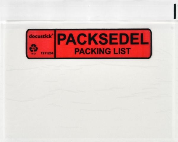 Följesedelficka C6 med tryck 100 st