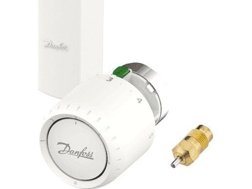 DANFOSS Aveo Servicetermostat med fjernføler, 2m kapillarrør. Indstillingsområde 7-26°C, Frostsikring, Servicepakdåse
