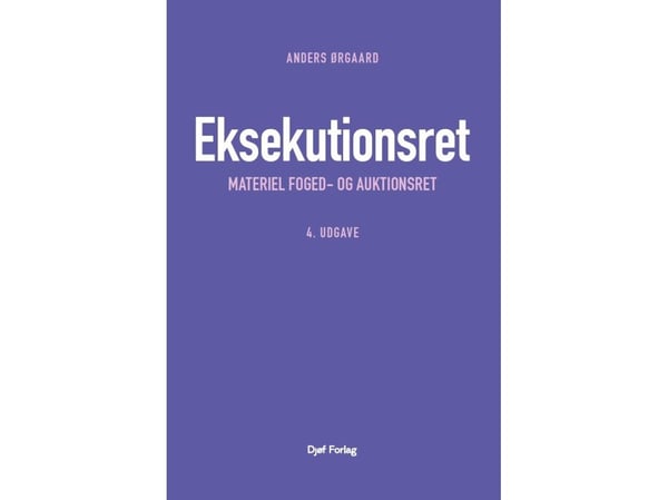 Tvangsfullbyrdelsesrett | Anders Ørgaard | Språk: Dansk