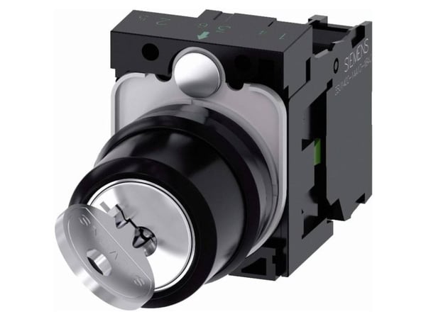Siemens 3SU1100-4BF11-1BA0, Muovi, Musta, Metallinen, 86 g, 50 mm, 30 mm, 100 mm