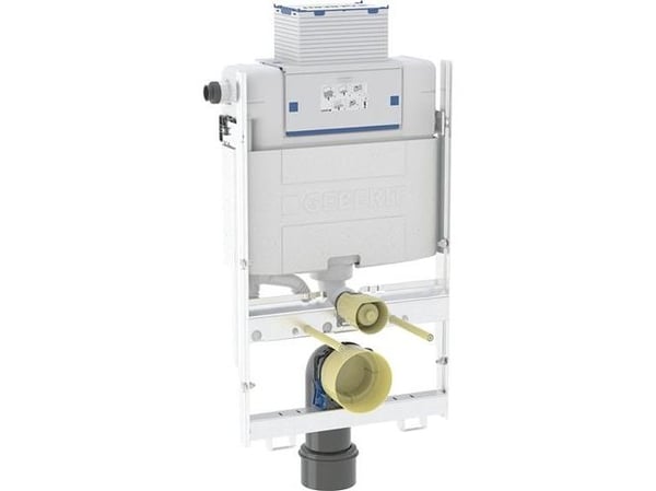 Geberit GIS väggmonterad insats för vägghängd WC – 87 cm m/omega inbyggd cistern – 12 cm PEX-anslutning