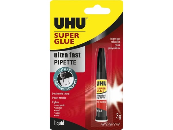 UHU Superlim Pipette, 3g
