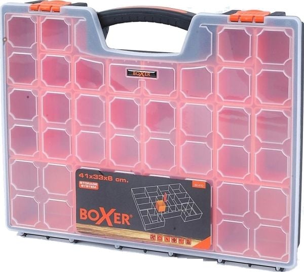 Boxer® sortimentsboks med 22 flytbare kasser 41 x 33 x 6 cm