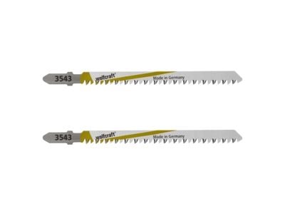 wolfcraft GmbH 4006885354302, Stikksagblad, Tre, High Carbon Steel (HCS), Grå, 9 cm, 2,8 mm