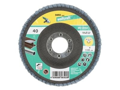 wolfcraft GmbH 4006885565005, Slipehjul, Metall, Corundum, 13300 RPM, Grønn, 2,22 cm