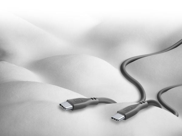 Cellularline 8018080431418, 1,2 m, USB C, USB C, musta