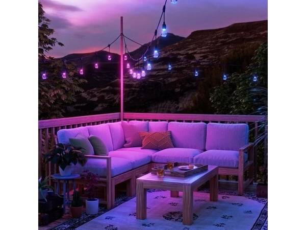 Nanoleaf Nanoleaf Essentials Smart Multicolour Outdoor String Light Starter Kit - 30 m moniväriset ulkovalaisimet, 55 Lm/bulb, 27 W 2700 K-6500 K, ...