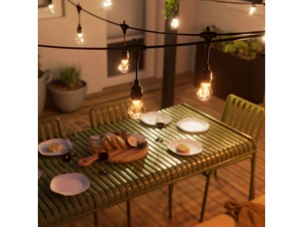 Nanoleaf Nanoleaf Essentials Smart Multicolour Outdoor String Light Starter Kit - 30 m moniväriset ulkovalaisimet, 55 Lm/bulb, 27 W 2700 K-6500 K, ...