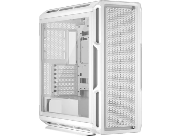 CORSAIR 5000T - Mid tower - utvidet ATX (E-ATX) - sidepanel med vindu (herdet glass) - ingen strømforsyning (ATX) - hvit - USB/lyd