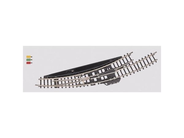 Märklin Electric Left Curved Turnout, 15 år, Svart, Gult