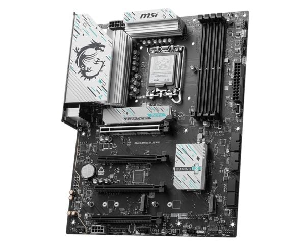 MSI B860 GAMING PLUS WIFI - Hovedkort - ATX - LGA1851-sokkel - B860 Chipset - USB 3.2 Gen 2, USB 3.2 Gen 1 - 5 Gigabit Ethernet, Wi-Fi 7 - innbygd ...