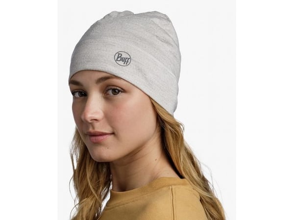 Buff Merino Lightweight Beanie, Voksen, Unisex, Hat, Hvit, Lue, Vinter