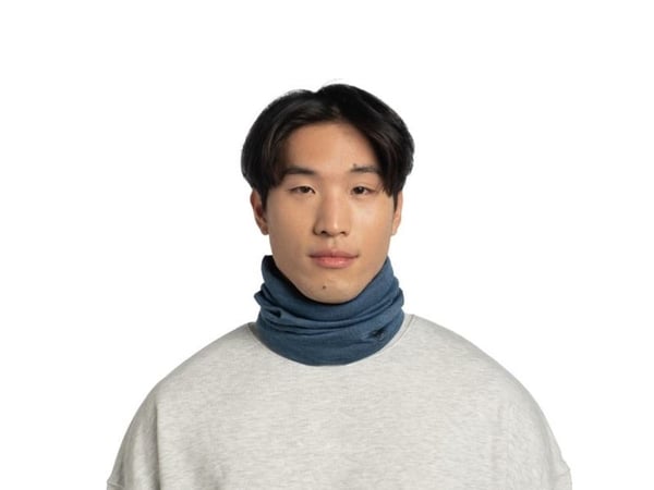 Buff 113022.759.10.00, Krage, Voksen, Unisex, Grå, Ull, Monokromatisk