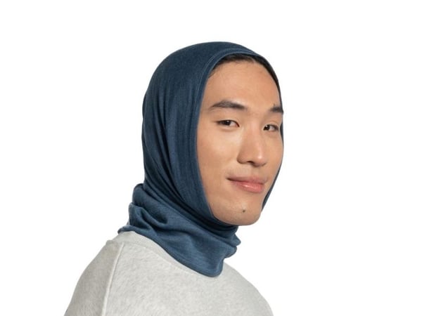 Buff 113022.759.10.00, Krage, Voksen, Unisex, Grå, Ull, Monokromatisk