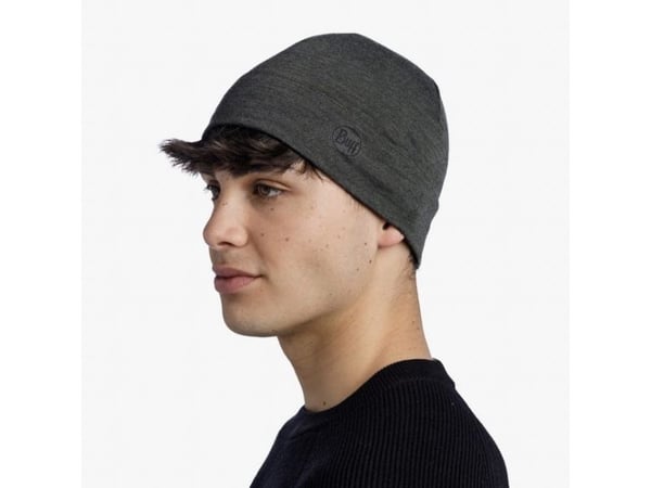 BUFF MERINO MIDWEIGHT BEANIE SOLID BARK keps