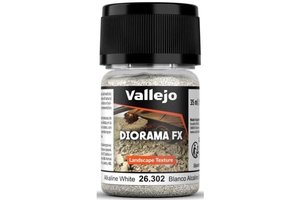 Vallejo 26.302 Diorama FX - Landscape Textures - Alkaline White (1-2 mm)
