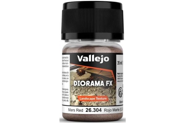 Vallejo 26.304 - Diorama FX - landskapstexturer - Mars Red (0,5-1 mm)