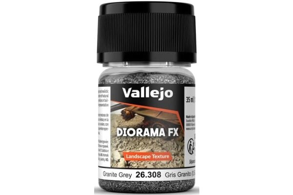 Vallejo 26.308 Diorama FX landskapsstrukturer Granite Grey (1–2 mm)