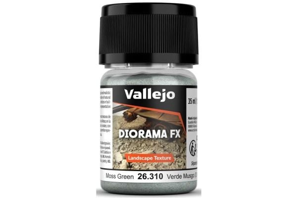 Vallejo 26.310 Diorama FX - Landscape Textures - Moss Green (0,5-1 mm)