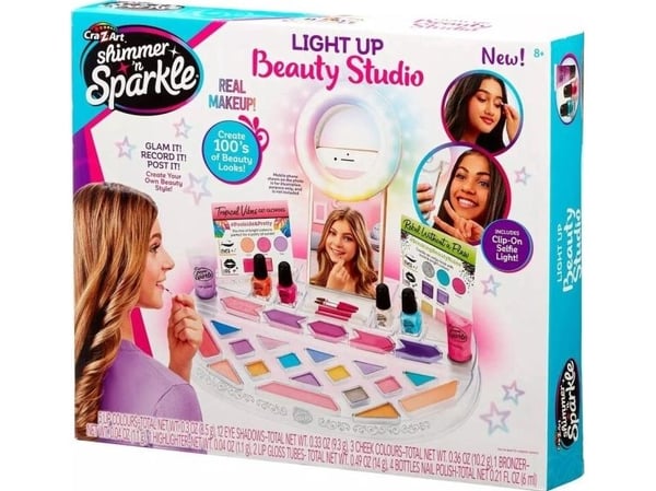 Cra-Z-Arts Shimmer & Sparkle Light up Beauty Studio