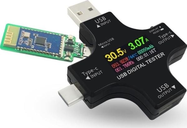 ALLNET USB USB-C teho-/jännitemittari ALL-USB-PM2 (ALL-USB-PM2)