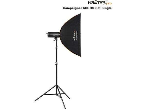 Studielampe Walimex walimex pro Campaigner 600 HS Set Single